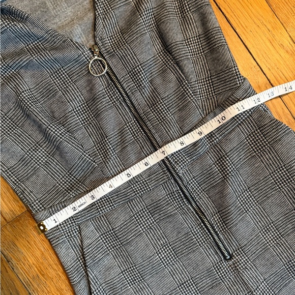 Charcoal Checkered Jumpsuit - Picture 5 of 5